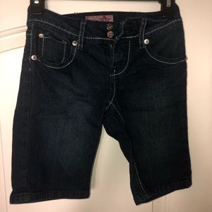 Denim shorts